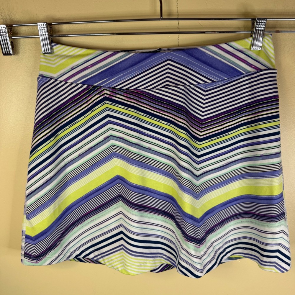Title Nine Chevron Print Athletic‎ Dream Skort Womens Medium Golf Pickeball